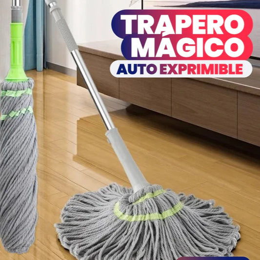 🔥TRAPERO MOPA GIRATORIO DE MICROFIBRA